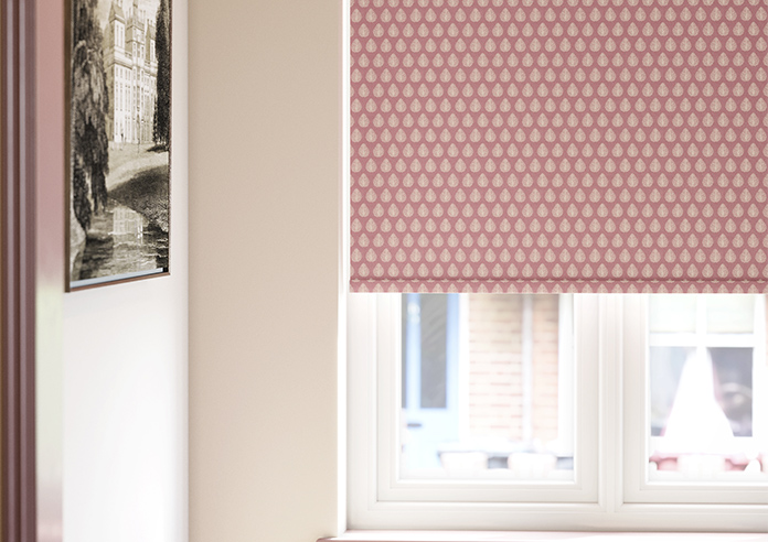Emily Bond Jaipur, Raspberry - Roller Blind - Image 5
